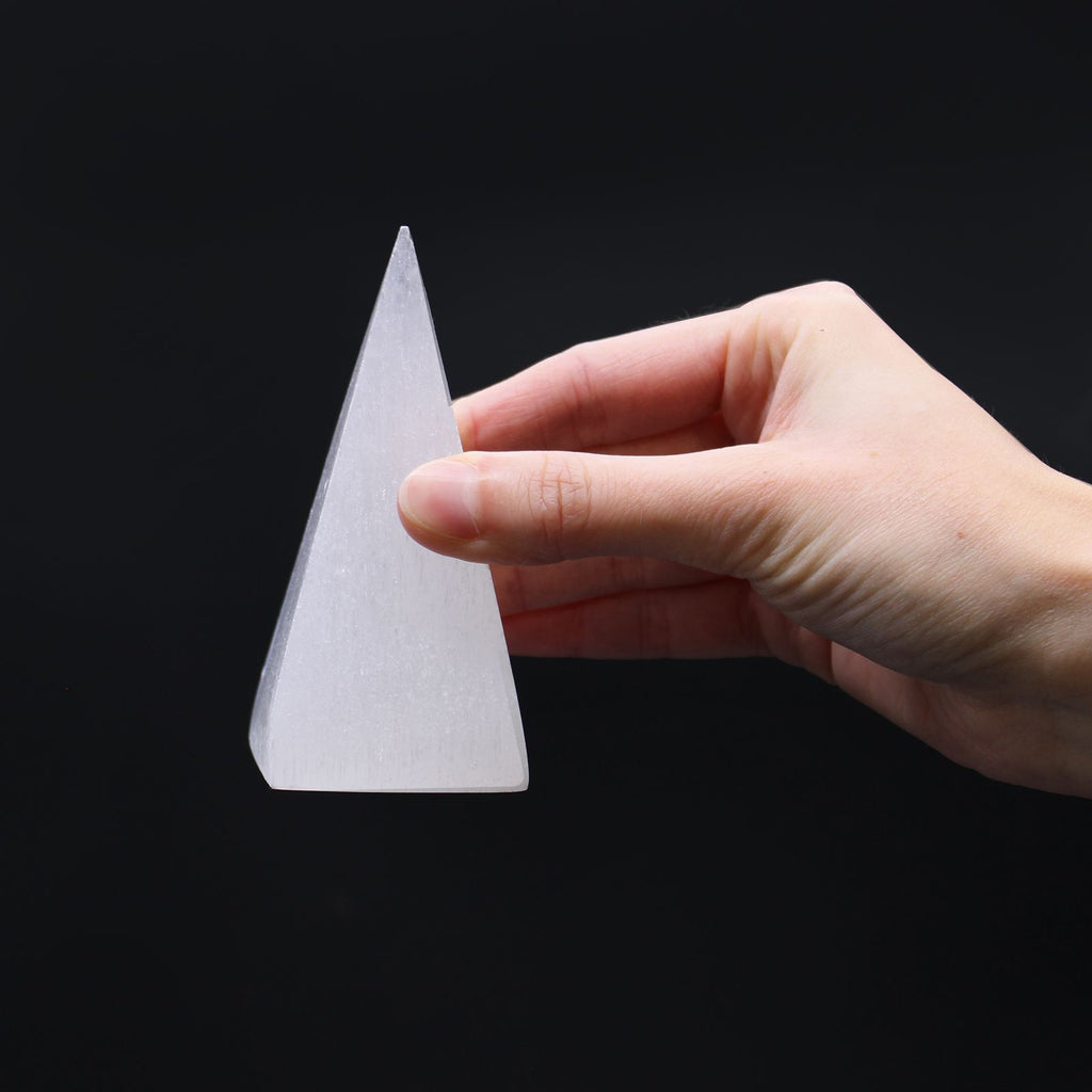 Piramide di Selenite 10 cm