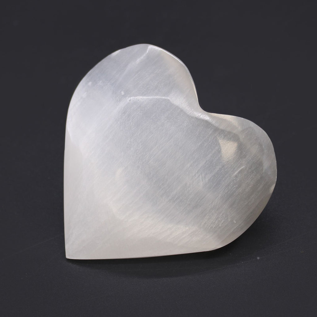 Cuore in Selenite 7/8 cm
