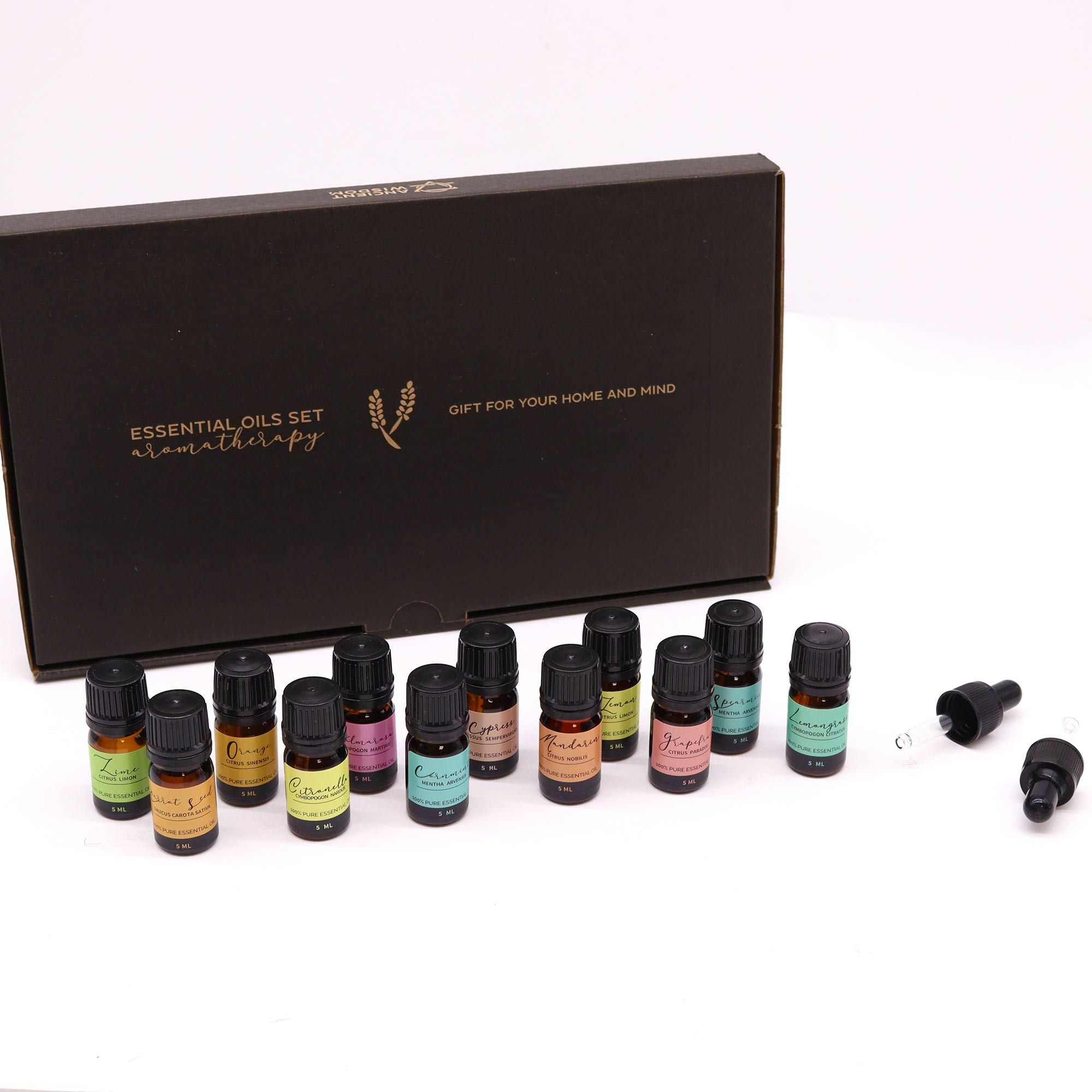 Set Inglese di Olii Essenziali per Aromaterapia Set Estate