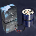 Candela Zodiacale Vergine con Bracciale di Pietre Naturali – Fragranza Tree Agate & Oud