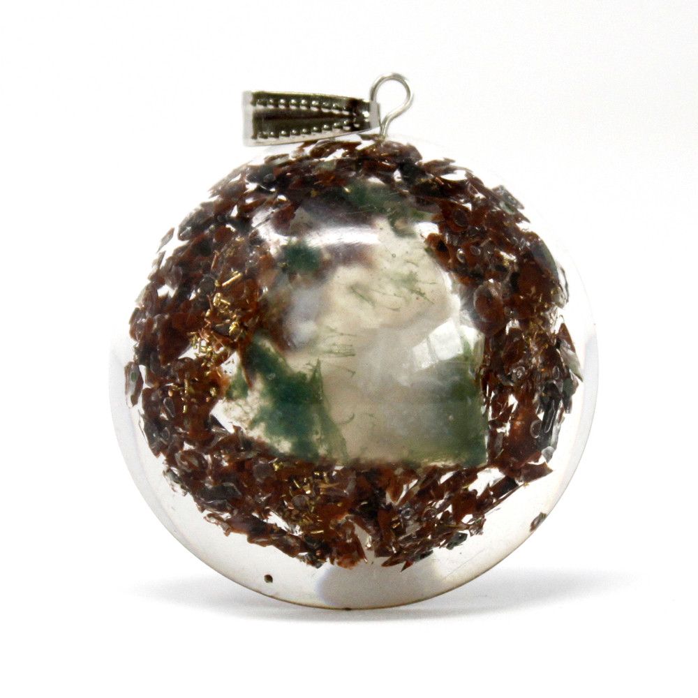 Pendente in Orgonite Triangolo