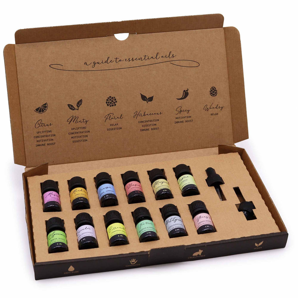 Set Inglese di Olii Essenziali per Aromaterapia Set Primavera