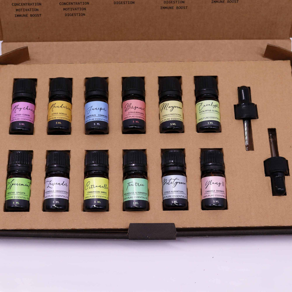 Set Inglese di Olii Essenziali per Aromaterapia Set Primavera