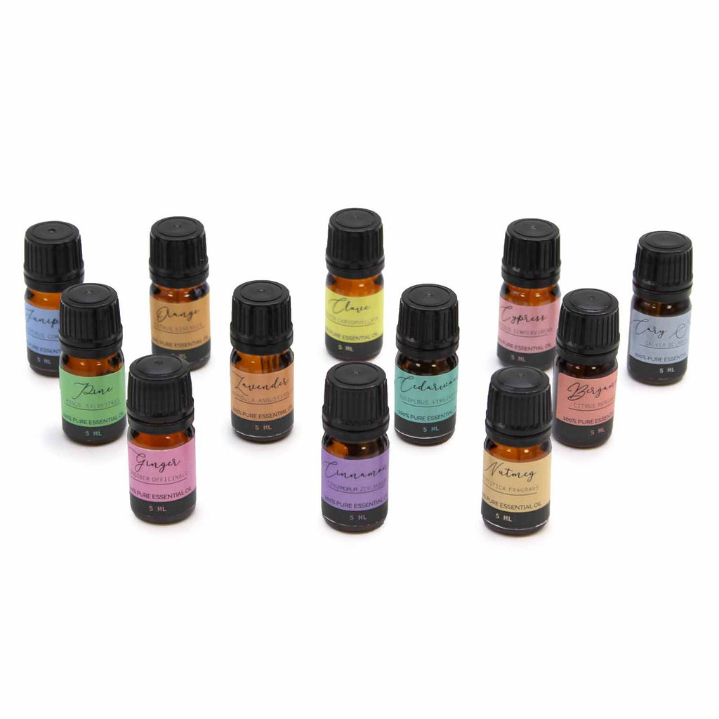Set Inglese di Olii Essenziali per Aromaterapia Set Autunno