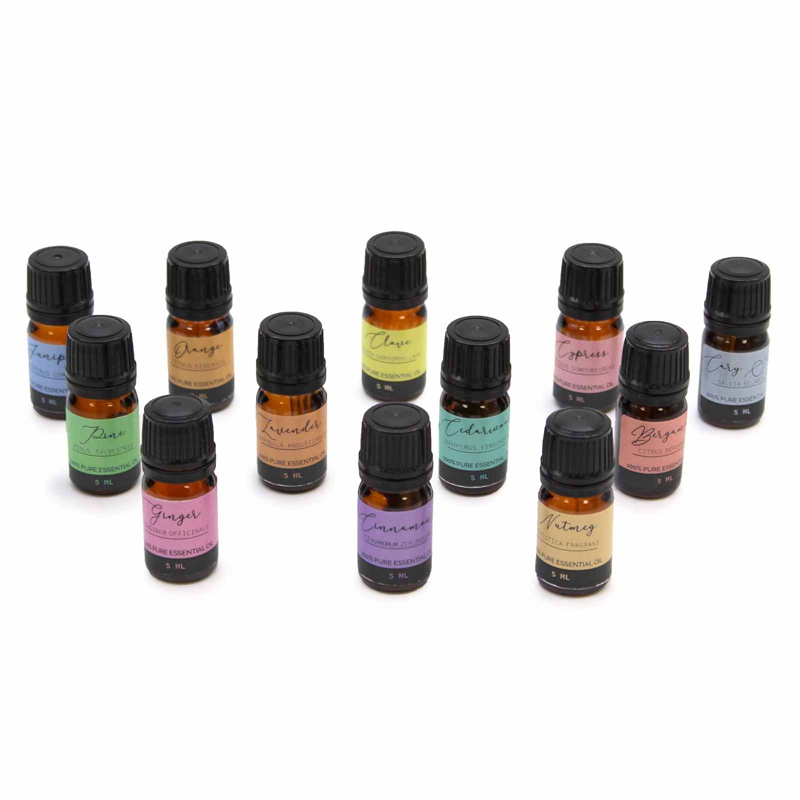 Set Inglese di Olii Essenziali per Aromaterapia Set Autunno