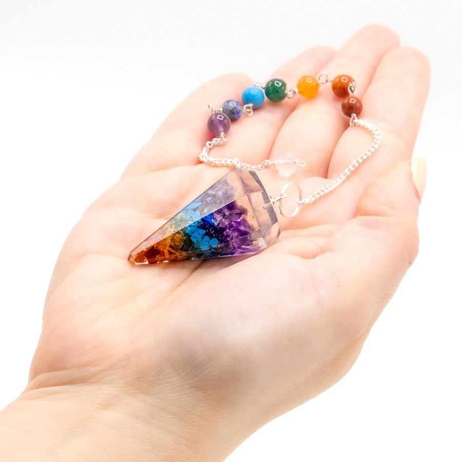 Pendolino in Orgonite 7 Chakra