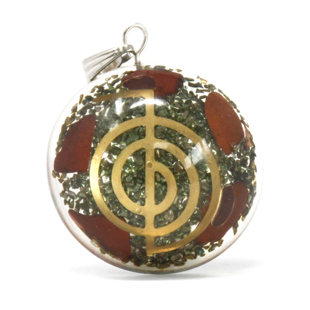 Pendente in Orgonite Spirale
