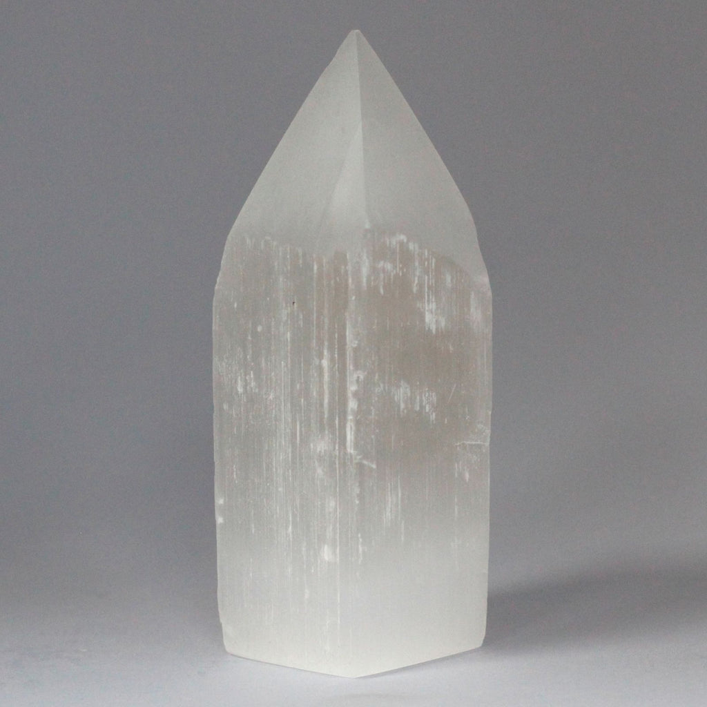 Torre in Selenite a Punta 15 cm