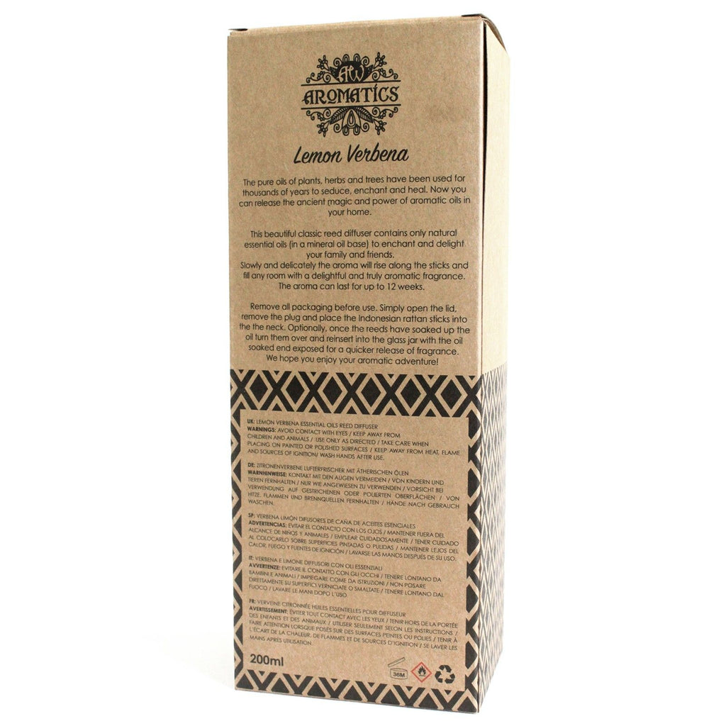 Diffusore di Olii essenziali di Limone & Verbena 200ml