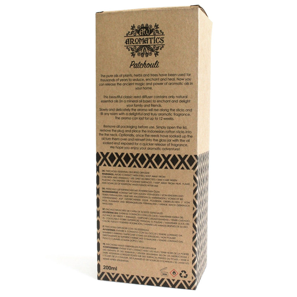 Diffusore di Olii essenziali di Patchouli 200ml
