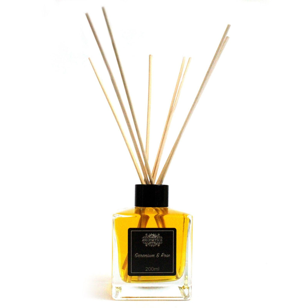 Diffusore di Olii essenziali di Geranio & Rosa 200ml