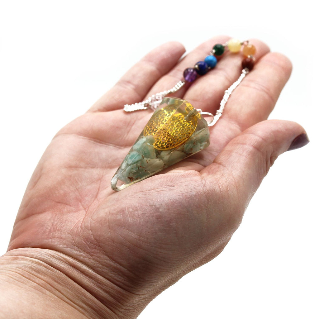 Pendolino in Orgonite Fiore