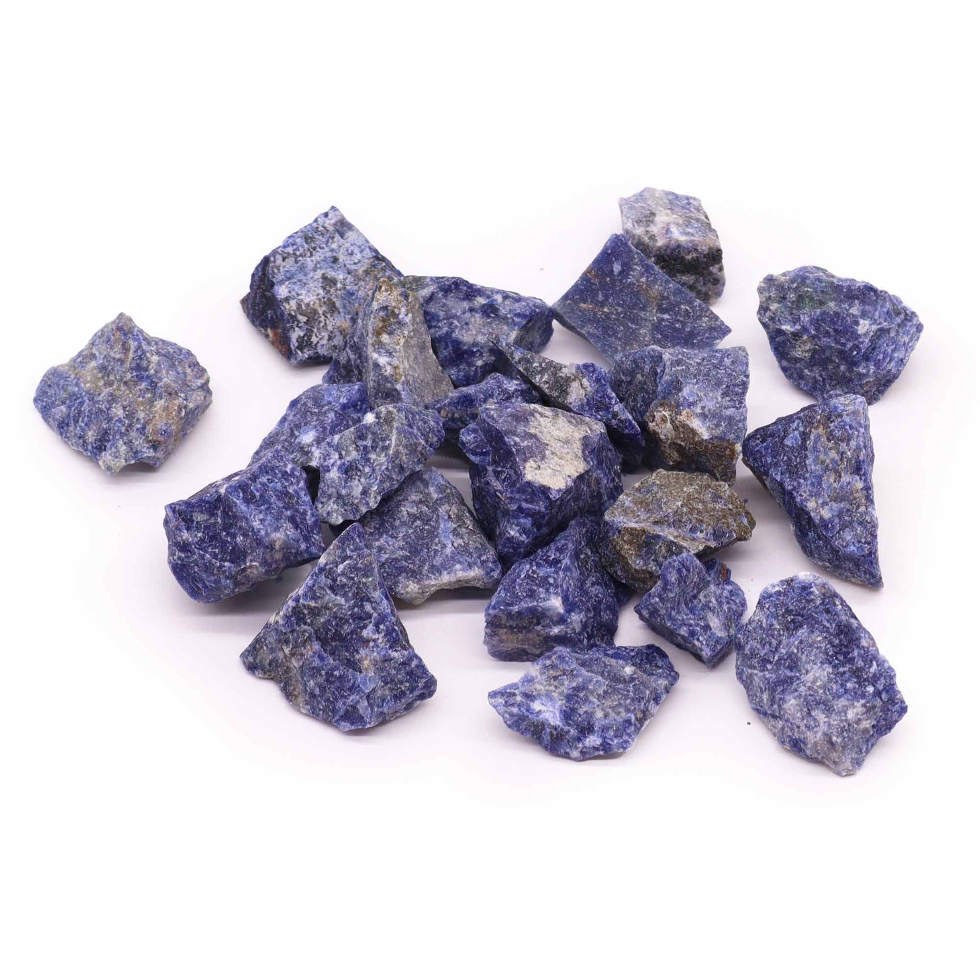 Cristalli Grezzi di Sodalite – Pietra Naturale Blu Profondo (500 g)