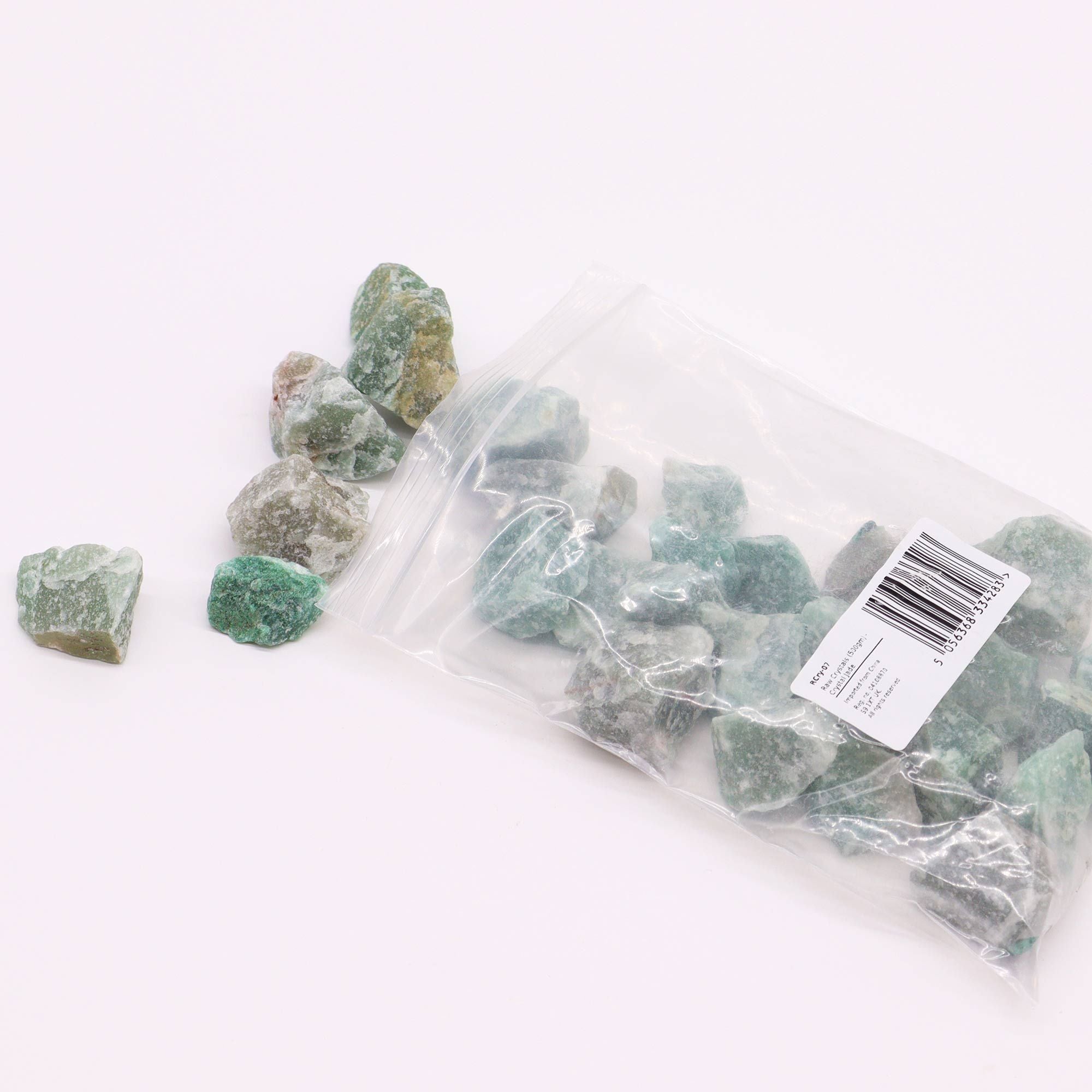 Cristalli Grezzi di Giada – Pietra Naturale Verde (500 g)