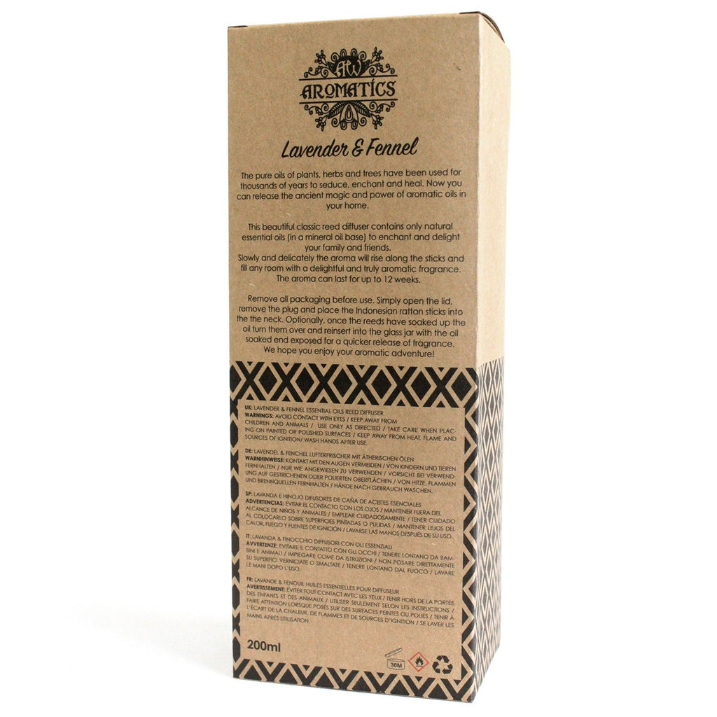 Diffusore di Olii essenziali di Lavanda & Finocchio 200ml