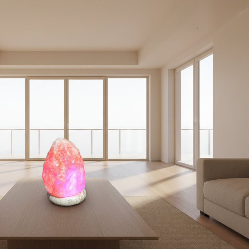 Lampada di Sale Himalayano Naturale USB Luce Multicolore