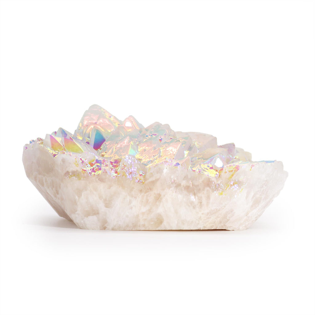 Quarzo Naturale Aura Angel di grandi dimensioni (circa 300-450 g, 8-15 cm)