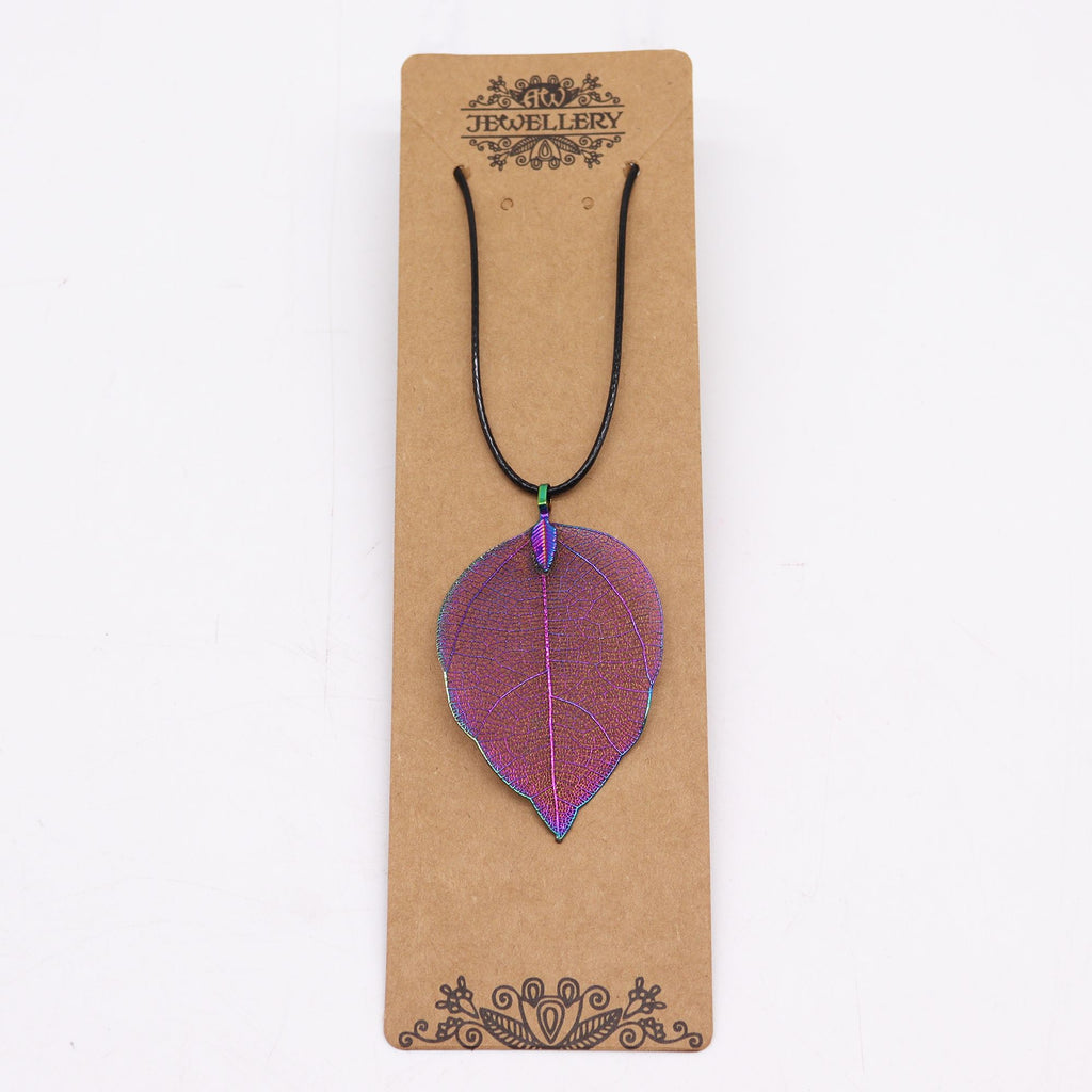 Girocollo con Pendente del Coraggio Lavanda Real Leaf