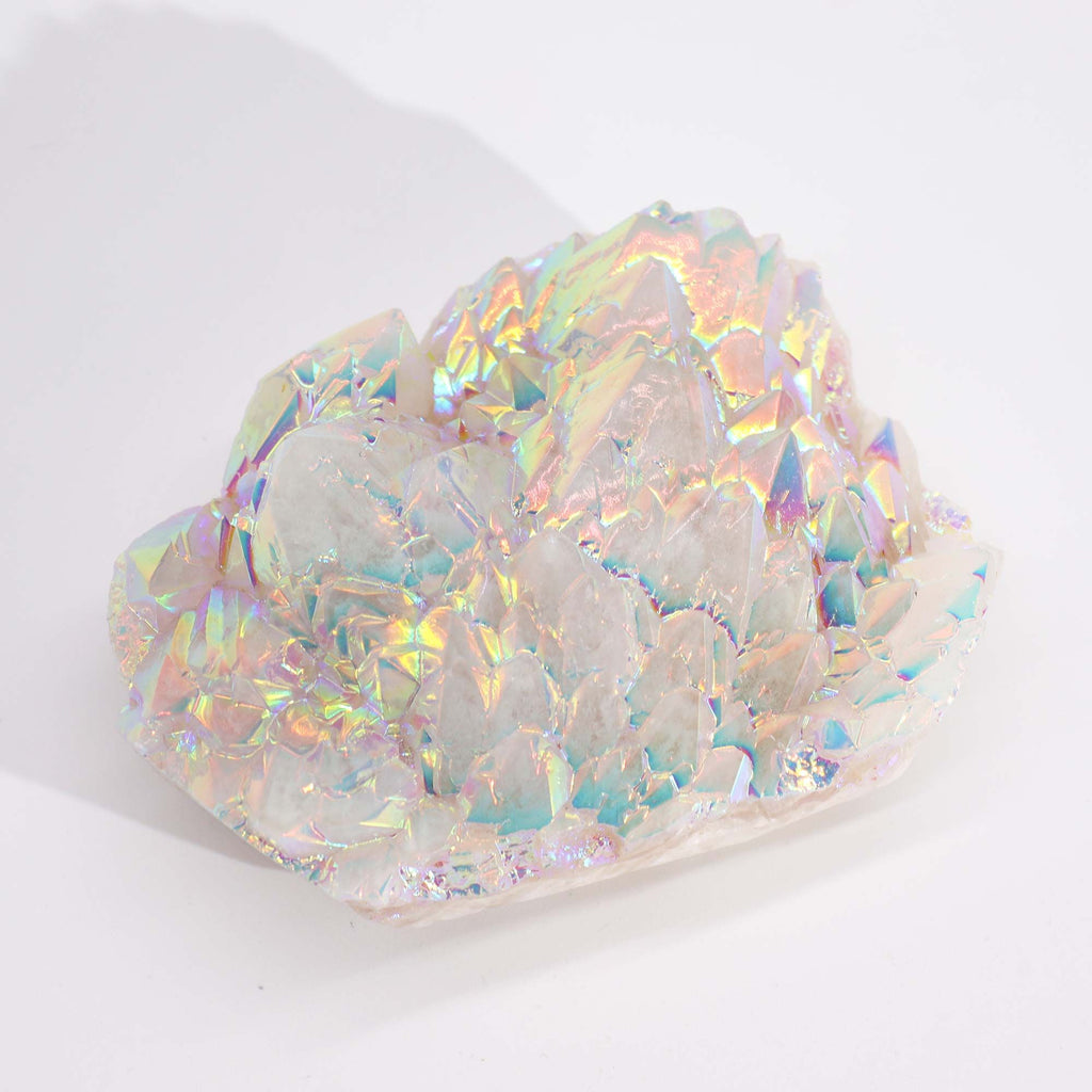 Quarzo Naturale Aura Angel di grandi dimensioni (circa 300-450 g, 8-15 cm)