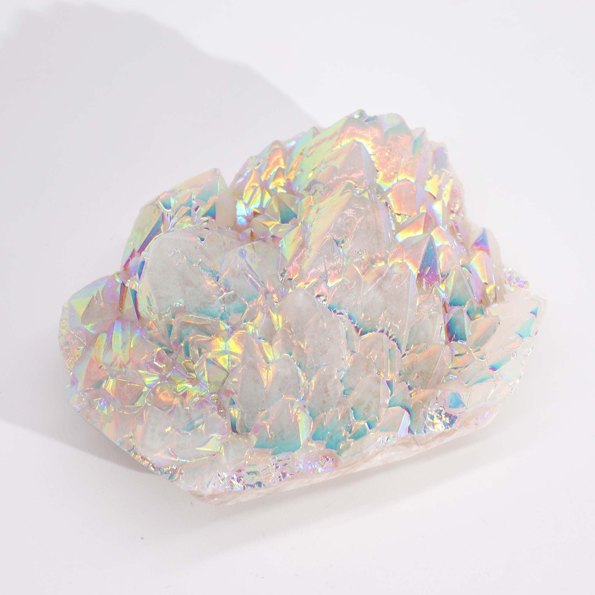 Quarzo Naturale Aura Angel di grandi dimensioni (circa 300-450 g, 8-15 cm)