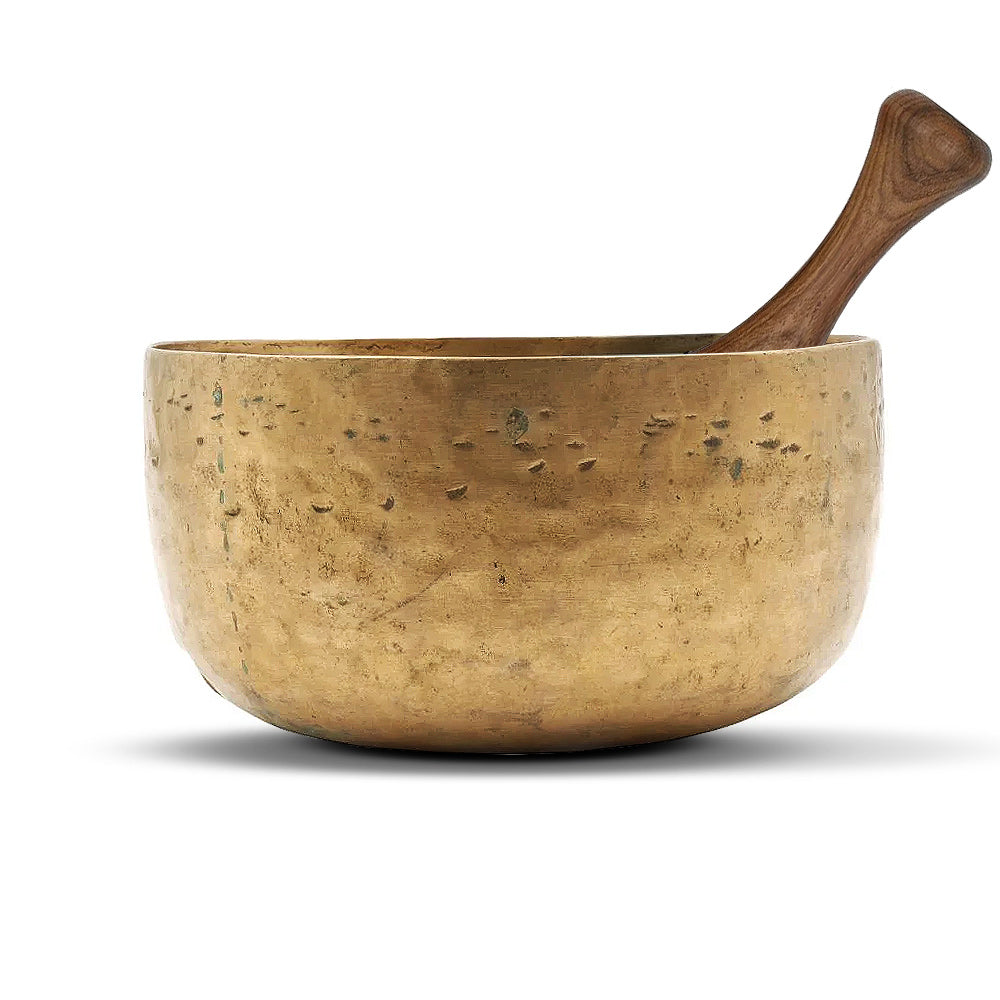 Campana Tibetana Vecchia battuta a mano tipo F da 700g circa