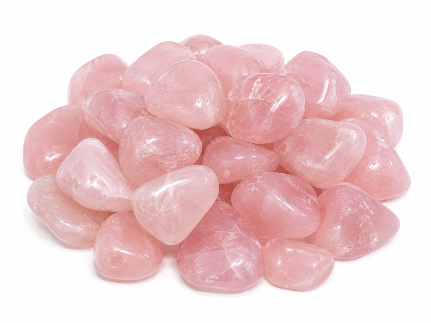 Quarzo Rosa Pietra Levigata e Burattata