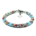 Bracciale Naturale in Sedimento Marino, artigianale lavorato a Mano, collezione Divina