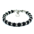 Bracciale Naturale in Tormalina, artigianale lavorato a Mano, collezione Divina