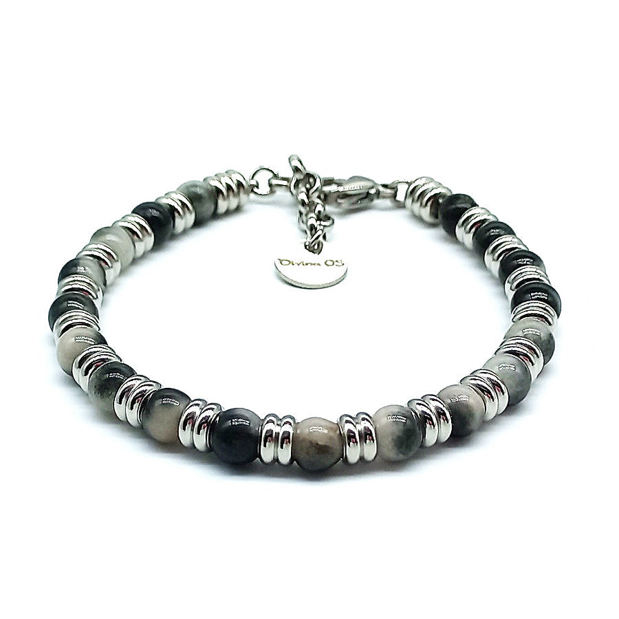 Bracciale Naturale Eagle Eye, artigianale lavorato a Mano, collezione Divina